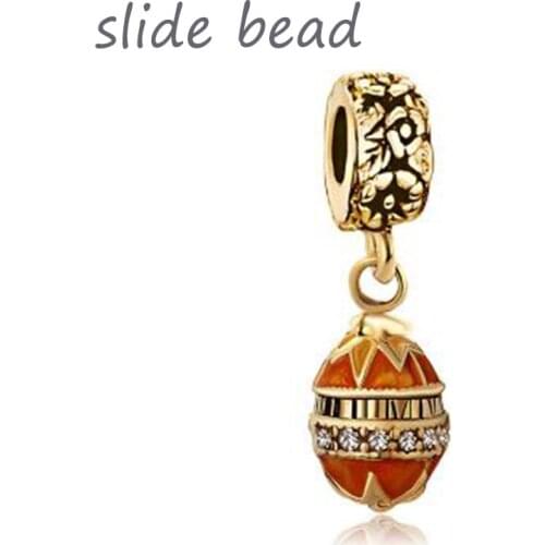 Slide Bead Bracelets With Pendants