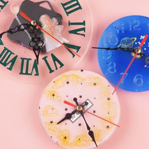 7 Styles Silicone Mold Clock For Jewelry 10/15cm Clock Resin Cake Silicone Mould Handmade Tool DIY Epoxy Resin Molds Accessories