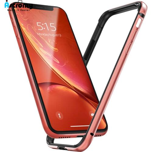 For iPhone XR 11 Pro Max X XS 12 Mini 8 Bumper Case Glitter Luxury Aluminum Metal Silicone Frame Phone Coral Cute Blue Accessory