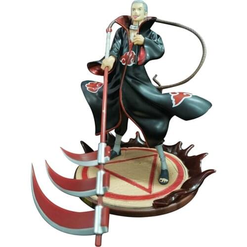 Naruto Shippuden GK Akatsuki Hidan Konan Action Figure Model Anime Prototype Figma Statue Collectible Toy Desktop Decoration