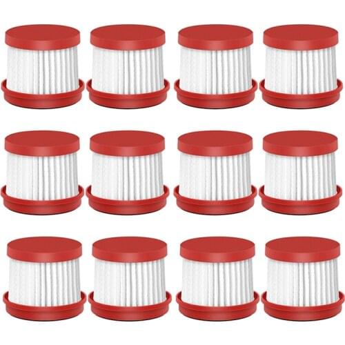 HEPA Filter, 12Pack HEPA Filter for MIJIA Deerma CM1300 CM1900 HEPA Filter Vacuum Cleaner Accessories