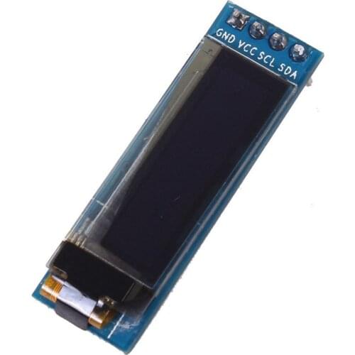 Iic I2c 0.91-inch 128x32 White Oled Lcd Display Module 3.3v 5v For Pic 0.91 Inch Display Module Blue