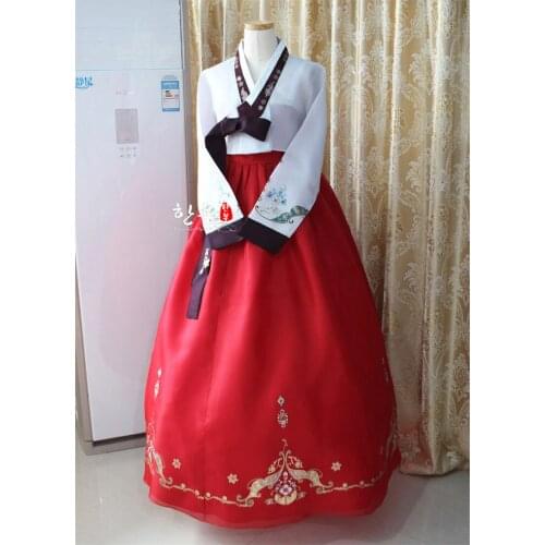 Korea Imported Fabric / New Improved Hanbok / Stage Hanbok / To Dry Clean