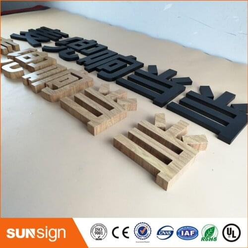 Custom outdoor/indoor painted and Polished Stainless Steel Brass Metal Letters