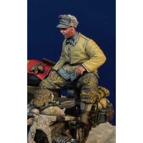 1/35 Resin Model Figure GK，There is no motorcycle , Unassembled and unpainted kit