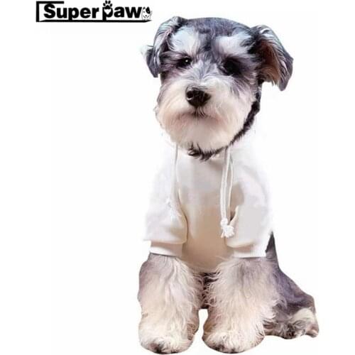 Fashion Pet Dog Hoodie Winter Warm Coat Jacket Clothes For Small Medium Dogs Schnauzer French Bulldog Pug Dropshipping ZLC20