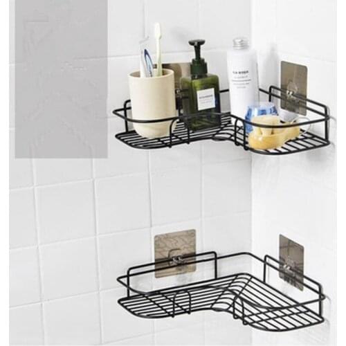 Nordic Style Wall Shelf Organizer Holder Kitchen Supplies Hanging Storage Cabinet Organizer for Home/ Bathroom Items