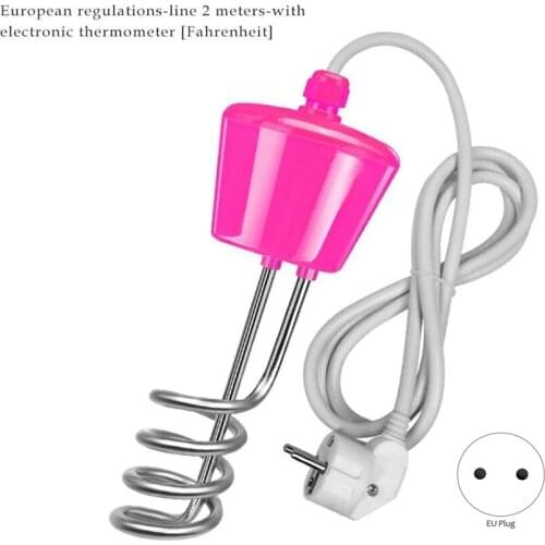 Water Heater for Pool 3000W Stainless Steel Immersion Heater Suspension Electric Water Heater Elements EU Plug