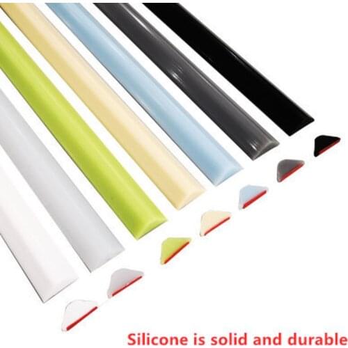 Silicone Bathroom Water Stopper Blocker door Bottom Sealing Strip Guard Blocker water barrier Dry and Wet Separation Partition