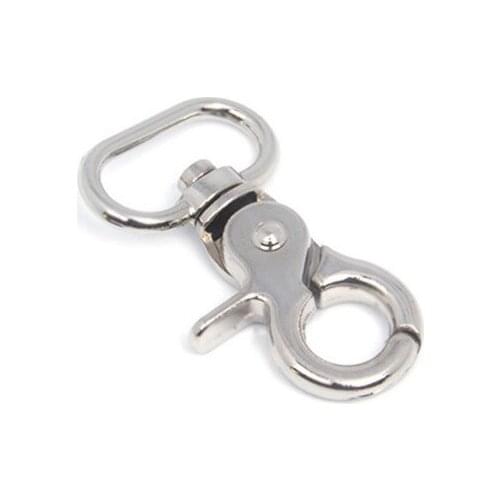 High Quality 50pcs/lot Leather Belt Strap Bag Buckles Metal Clasps Lobster Collar Keychain Swivel Diy Accessories