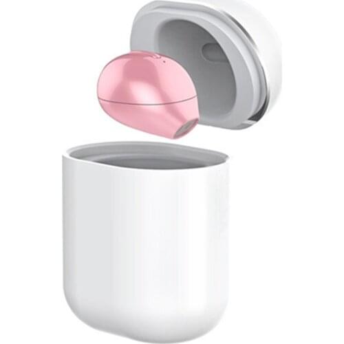 X20 Ultra Mini Wireless Single Earphone Hidden Small Bluetooth-compatible 4 hours Music Play Button Control Earbud With Case