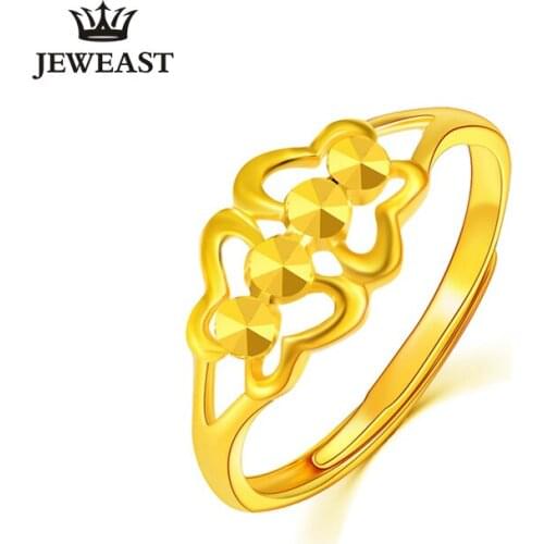 YBF 24K Pure Gold Ring Real AU 999 Solid Gold Rings Beautiful Butterfly Upscale Trendy Classic Fine Jewelry Hot Sell New 2020