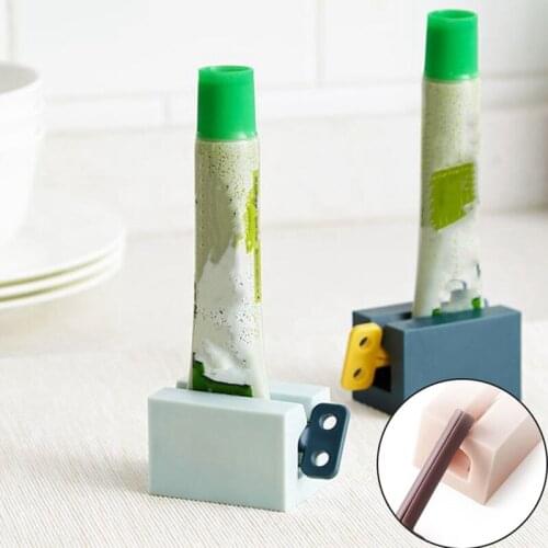 1pcs Home Plastic Toothpaste Tube Squeezer Easy Dispenser Rolling Holder Bathroom Supply Tooth Cleaning Accessories