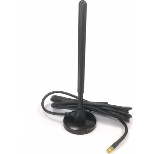 1PC 433Mhz 35dbi high gain sucker antenna copper bar 3meters Extension cable SMA male radio aerial #2