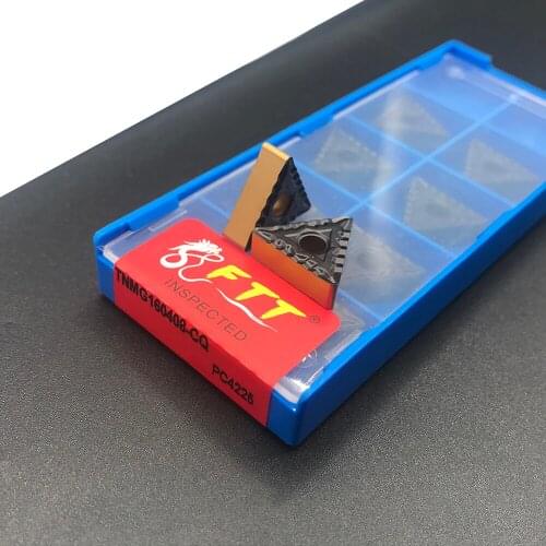 10pcs TNMG160408 CQ PC4225 Machining steel parts Carbide Insert High Quality Cutting Lathe CNC tools Lathe cutter