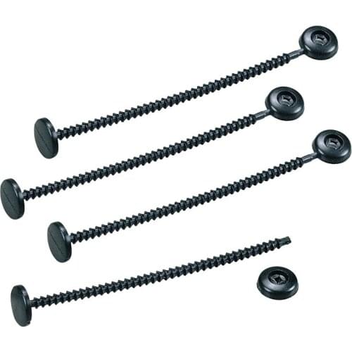 20pcs A4 A5 A6 Binding Nail Rivet Bolt Black Plastic Binder For Thicken Document Photo Scrapbook Account School Office Accessor