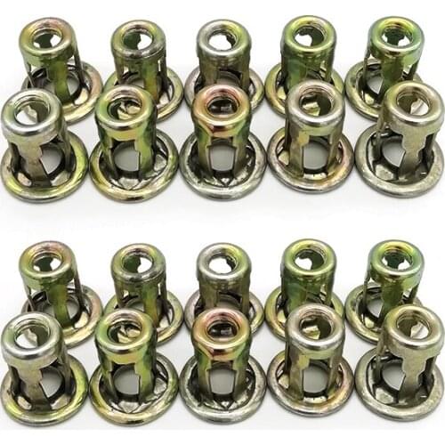 20 x Metal Screw Car Trunk Nut Front Back License Plate Install Fastener Clips