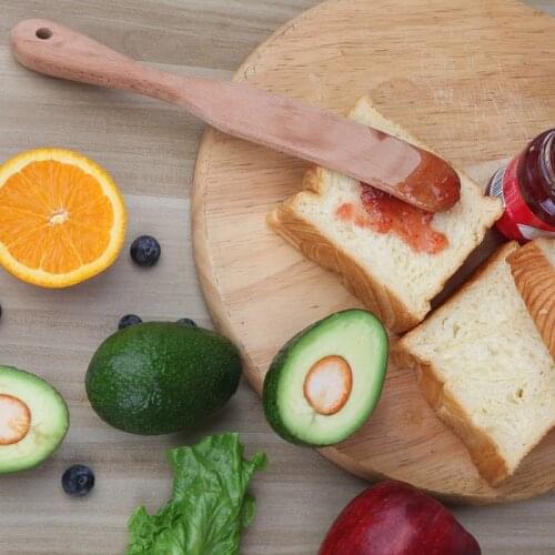 2021 Wooden Kitchen Nonstick Spatula Kitchen Cooking Tools Spatula Pastry Stirring Small Spatula Kitchen Utensils Supplies