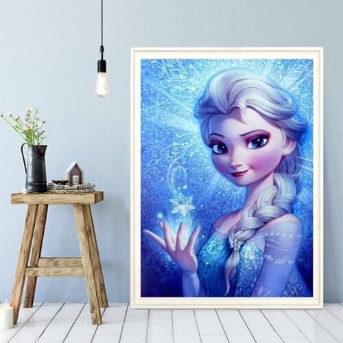 Disney Full Square&Round Diamond Painting Princess Aisha Frozen 5D Diamond Embroidery Mosaic Cross Stitch Kits Home Decor Gift