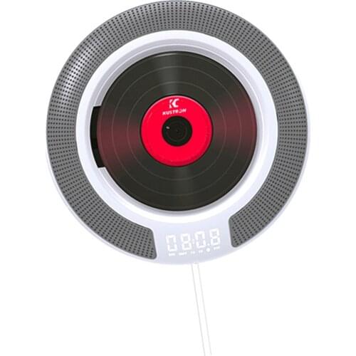 Bluetooth MP3 Wall Mounted CD Player FM Radio Music Player Remote Control