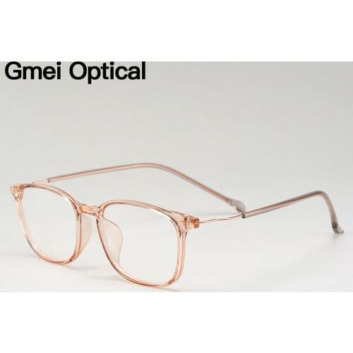 Gmei Optical Ultralight TR90 Glasses Frame Women Stylish Square Prescription Eyeglasses Myopia Optical Frame Spectacles M3054