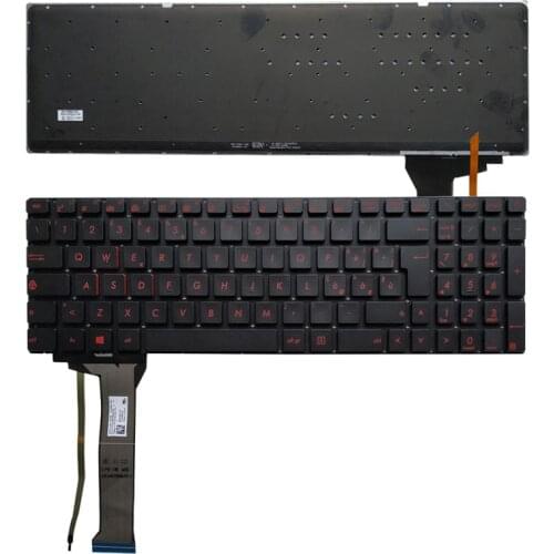 FOR ASUS N551 N551J N551JB N551JK N551JM N551JQ Brazilian/German/Italian/Portuguese/Swiss/Turkish laptop backlit keyboard