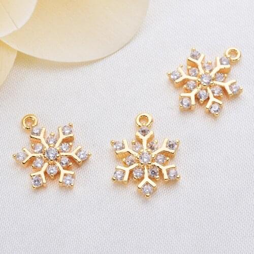 4PCS 14x11MM 24k Gold Color Brass With Zircon Robot Charms Pendants High Quality Diy Jewelry Findings Accessories