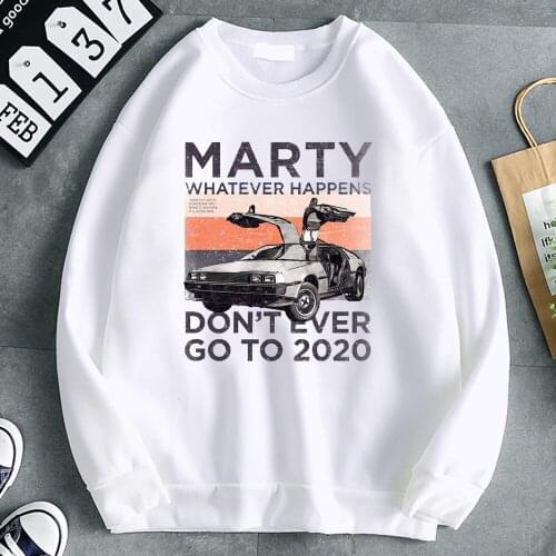 Hoodies Marty Whatever Happens Back To Future Man Rock Sweatshirt Street Fashion Brand Hoodie For Mens Warm Harajuku Pullovers