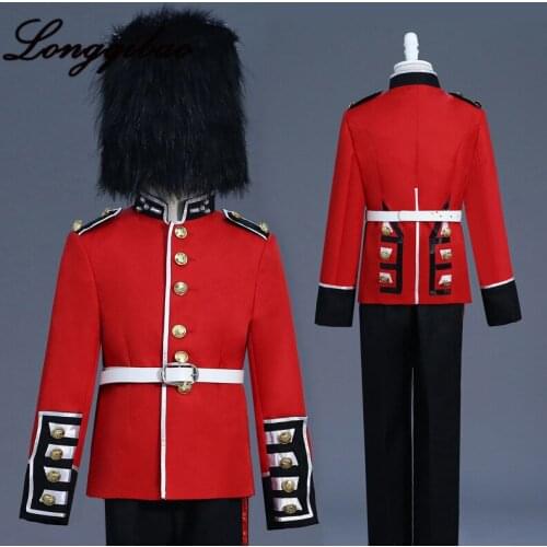 Baby Childrens Set Royal Guards Stage Performance Service Guards Soldiers Childrens Day Performance British Guards Service