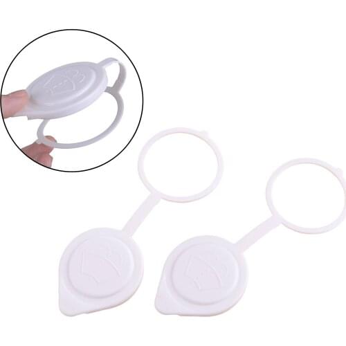Set of 2 Windshield Wiper Washer Tank Bottle Cover Cap Car Accessory