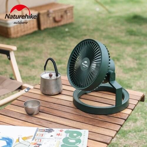 Naturehike Camping Equipment Summer Fan Lamp Portable Usb Charging Lighting Fan Lamp 2 Functions Tent Hanging Outdoor Chandelier