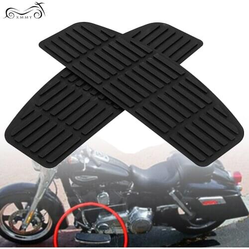 Rubber Insert & Bottom Driver Footboards Chrome For Harley 86-17Softail Electra Glide 12-16 FLD 86-Later FLHTCUL FLHTKL