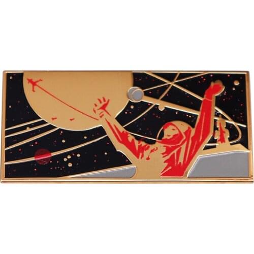 Soviet Astronaut Yuri Gagarin Vintage Lapel Pin A Tribute to CCCP Space Hero