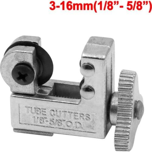 Stainless Steel Heavy Duty Tube Pipe Cutters Pvc Brass Copper Aluminum 1/8\"-5/8\" H7ED