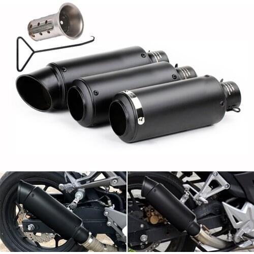 51mm Universal Motorcycle SC Racing Exhaust Pipe Motorbike Escape Moto Muffler For Yamaha R6 MT07 MT09 FZ6 PCX ktm duke 390 Z900