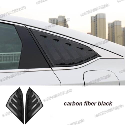 Lsrtw2017 abs car window rear triangle trims for honda accord 2018 2019 2020 10 x accord car styling