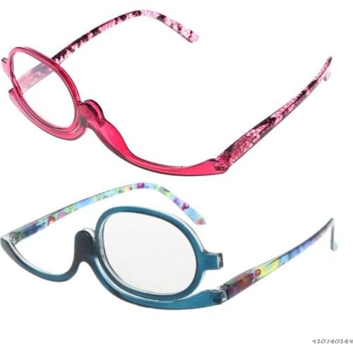 Women Makeup Reading Glasses Rotatable Flip Make Up Eye Glasses Presbyopic +1.00 To +4.0 wholesales