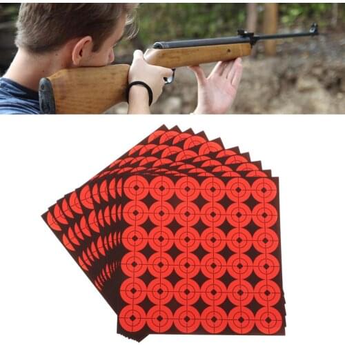 10 Sheets Self Adhesive Reactivity Shooting Targets Paper Stickers Outdoor Hunting Target for Archery Shooting Training