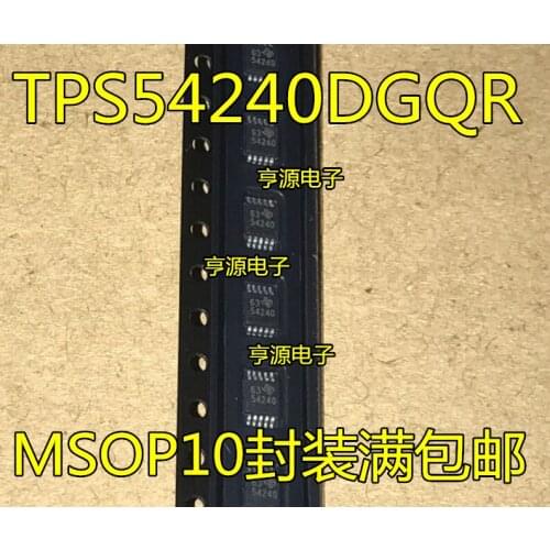 10PCS TPS54240 TPS54240DGQR 54240 MSOP10 IC
