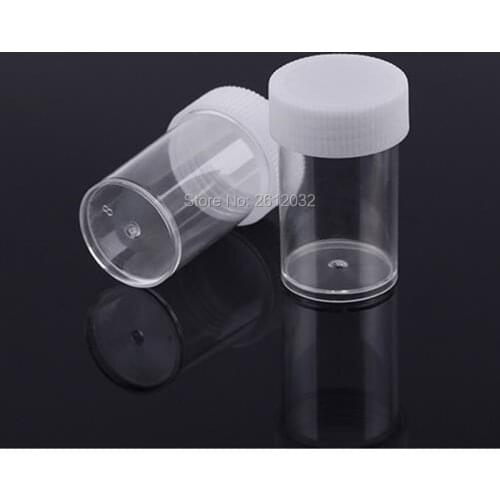 1200pc Empty plastic Portable Cosmetic Jar Pot Box Makeup Nail Art Bead Storage Container Bottle Transparent Cream F2017262