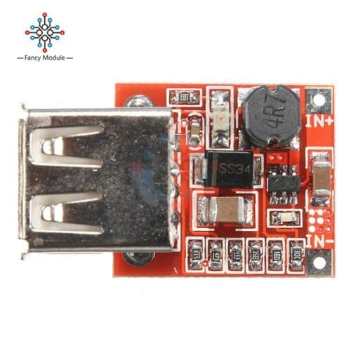 5PCS DC-DC Converter Output Step Up Boost Power Supply Module 3V to 5V 1A USB Charger For Phone MP3 MP4
