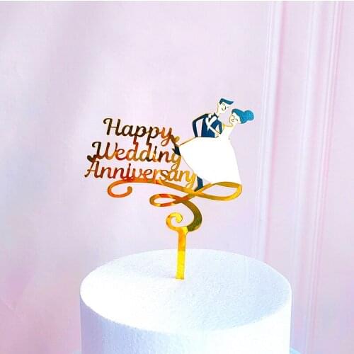 Acrylic Letter Cake Topper Wedding/Birthday/ Mothers Day Cake Decoration Tools Cake Topper Dessert For Party Cake Decorations