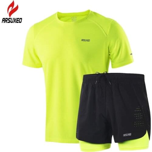 Мужские спортивные футболки ARSUXEO China At AliExpress