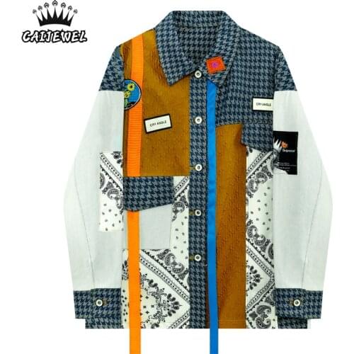 CAIJEWEL Womens Denim Shirts