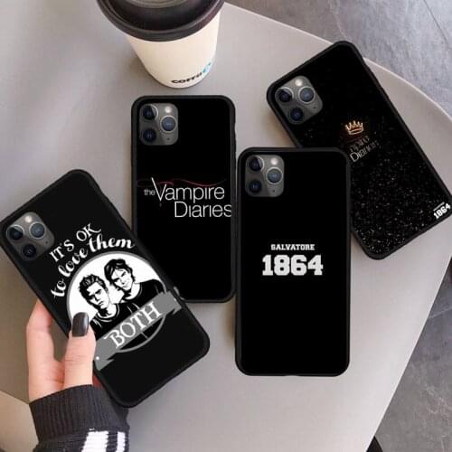 The Vampire Diaries Stefan Phone Case for iPhone 11 12 pro XS MAX 8 7 6 6S Plus X 5S SE 2020 XR mini