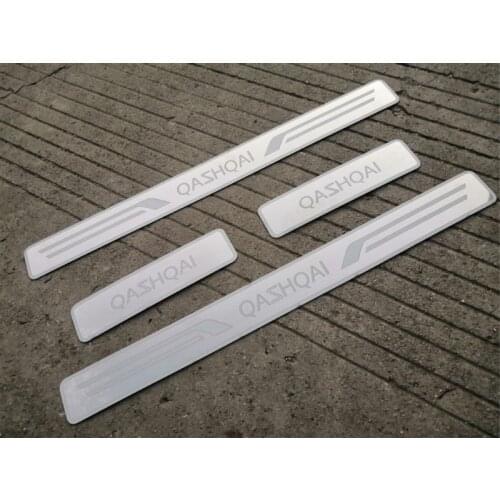 For Nissan Qashqai 2014-2019 stainless steel welcome pedal trim fenders Anti-scratch board car styling accessories