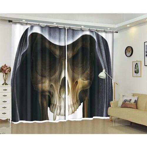 Halloween Decoration 3d Curtains For Living Room Window Treatments Modern Curtains For Beding Room High-precision Shade