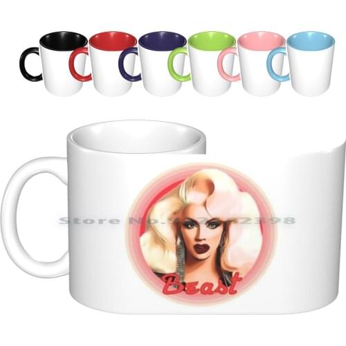 Alyssa Edwards-Beast Ceramic Mugs Coffee Cups Milk Tea Mug Alyssa Edwards Alyssa Edwards Drag Race Queen Drag Race Rupaul Gay