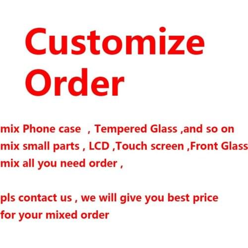 Wholesale mix order LCD for iPhone X XS Max XR 8 7 6 6S Plus front outer glass case cover for ipad 2 3 4 5