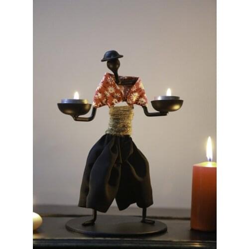 Senior Candela Decorative Metal Candlesticks